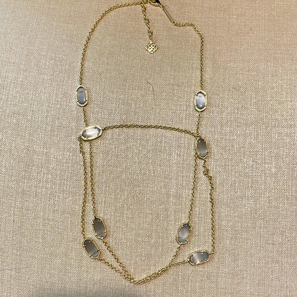 Kendra Scott Long Strand Necklace.